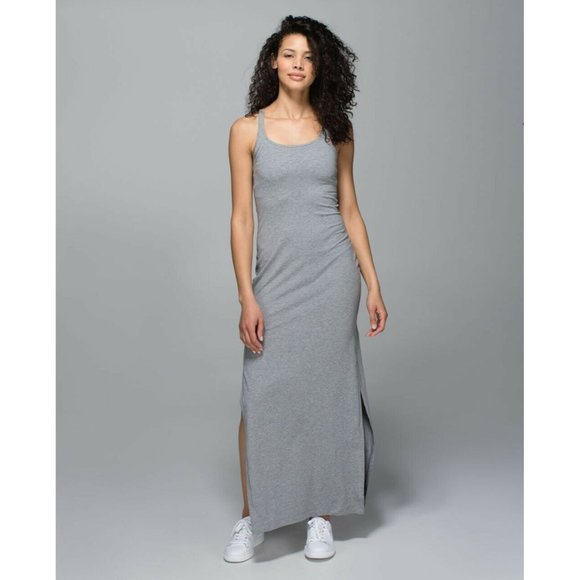 lululemon athletica Dresses & Skirts - Women’s Lululemon Refesh maxi Tank Dress. Heather Gray. Sz S/M